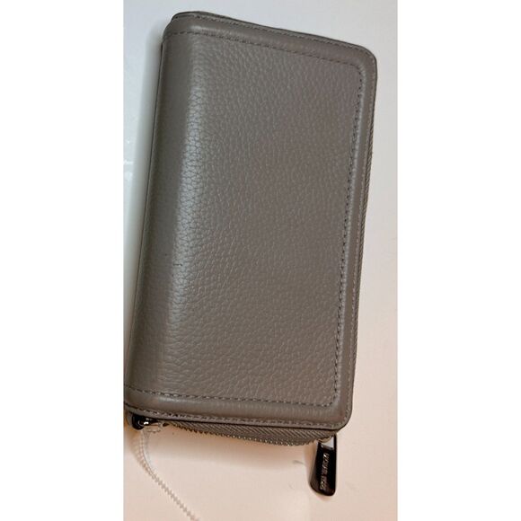 Michael Kors Gray Zip Around Wallet/Wristlet - Picture 4 of 7